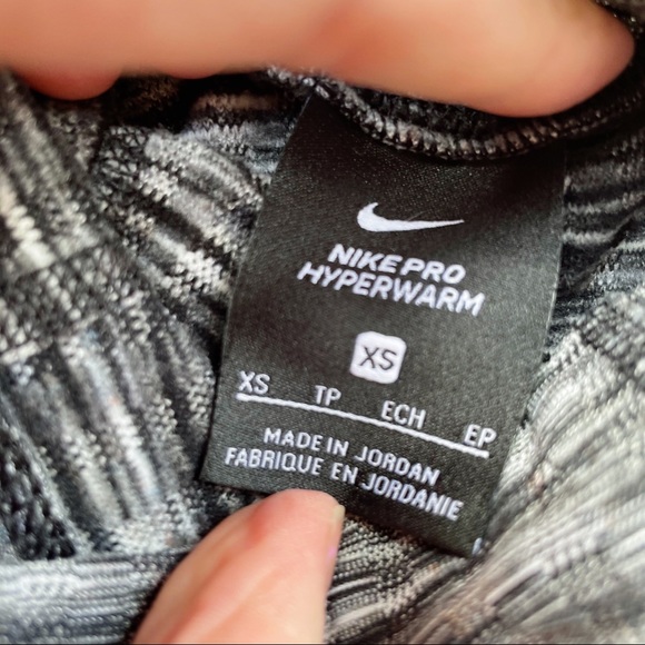 NIKE PRO Hyperwarm Ombre Spacedye Turtleneck Top - Picture 10 of 11